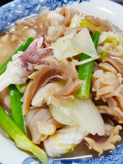 生炒花枝鮮魷 的食譜成品照片