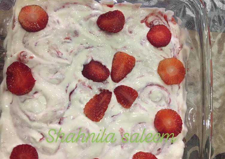 Recipe of Perfect Strawberry  delight 🍓