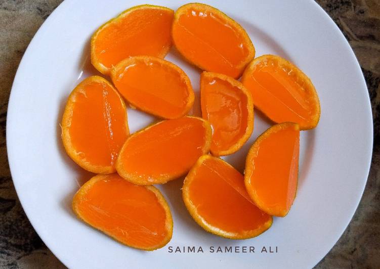 Recipe of Quick Homemade orange jelly slices
