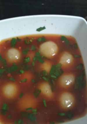 Foto resep Baso aci isi bumbu pecel