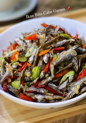 Foto resep Ikan Bilis Cabe Garam + Pete