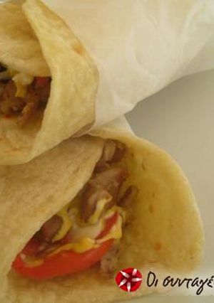A picture of Homemade Gyros.