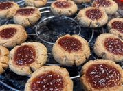 Una foto de receta de pepitas con harina integral