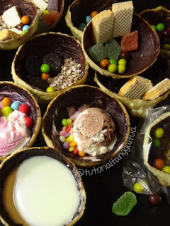 Foto resep Mangkok Snack Es Krim KRIUK enak dimakan looohhh