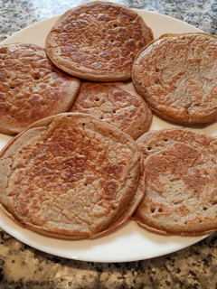 Una foto de Tortitas de plátano