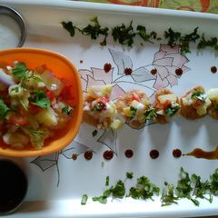 Papdi Chaat A picture of Papdi Chaat.
