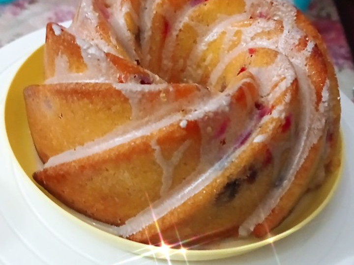Yuk intip, Resep membuat Cranberry orange bundt cake (with orange glaze) yang nikmat