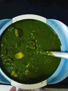 A picture of Palak Paneer Curry.