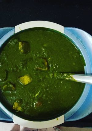 A picture of Palak Paneer Curry.