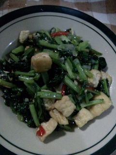 Foto resep Cah sawi hijau tahu putih