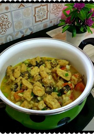 Foto resep Hati Ayam + Tahu Kuah Santan