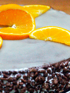 Una foto de Pastel de chocolate