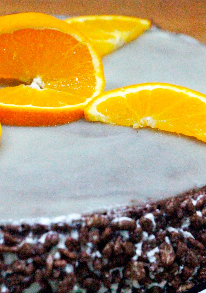 Una foto de Pastel de chocolate