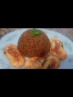 صورة لوصفة رز الصياديه بلونه وطعمه الخطيييير
