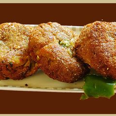 A picture of Vegetable cutlet.