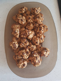 Una foto de Cookies de chocolate y plátano