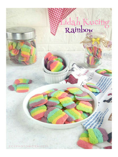 Foto resep Lidah Kucing Rainbow