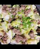 Thịt Bò Xào Bầu