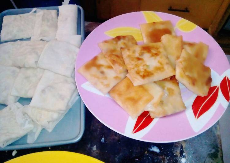 Lumpia isi tahu daging