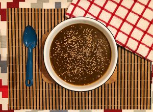 Una foto de Salsa de Pasilla con Mole