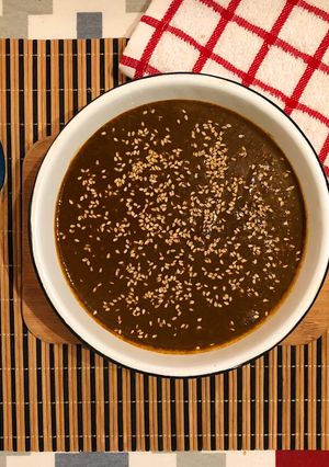 Una foto de Salsa de Pasilla con Mole
