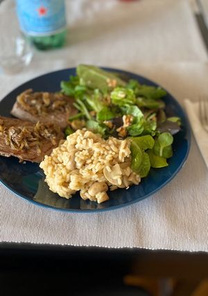 Una foto de Arroz con Champiñones