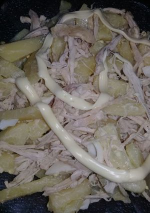 Una foto de Ensalada blanca