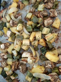 Foto di Dadolata di verdure al forno