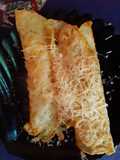 Zucchini pancakes with cheese