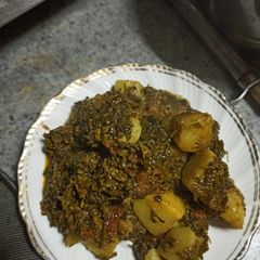 A picture of Methi Malai Aloo.