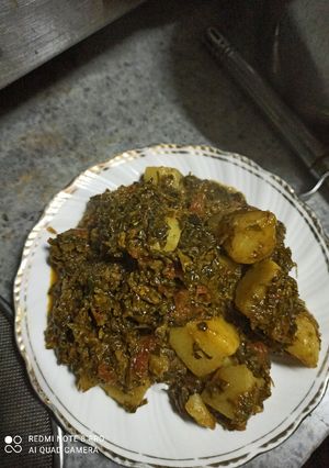 A picture of Methi Malai Aloo.