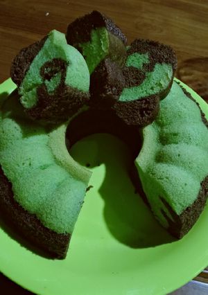 Foto resep Bolu pandan kukus