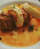 Albóndigas con calamares
