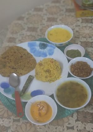 A picture of Masala Protha.