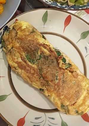 九層塔煎蛋 的食譜成品照片