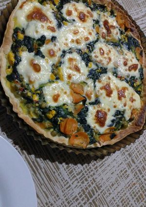 Una foto de Tarta de verduras, riquísima!