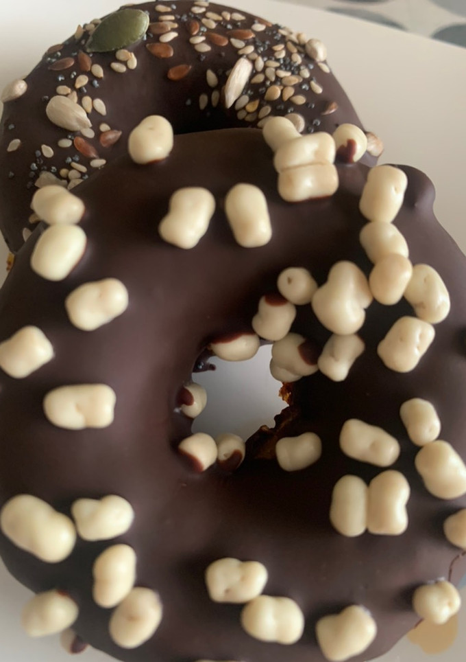 Una foto de Donuts sin huevo