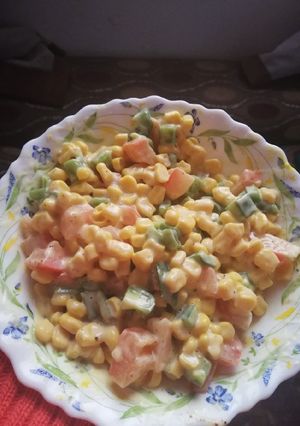 صورة لوصفة سلطة الذرة 🌽