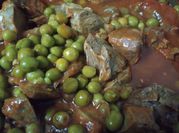 Una foto de salsa de arvejas