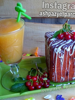 عکسی از دستور کیک نارگیلی توی قوطی با فر دستساز 🌸