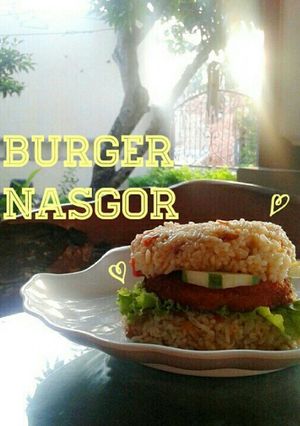 Foto resep Burnas a.k.a Burger Nasi Goreng