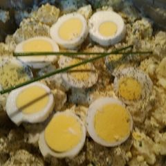 A picture of Hawaiian Potato Salad, Mother's Day.