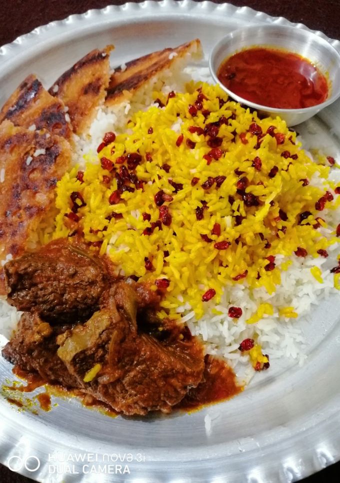 عکسی از دستور چلو گوشت
