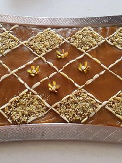 عکسی از دستور حلوا زعفرانی