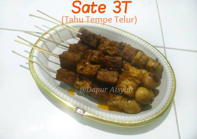 Resep: Sate 3T (Tahu Tempe Telur) Enak