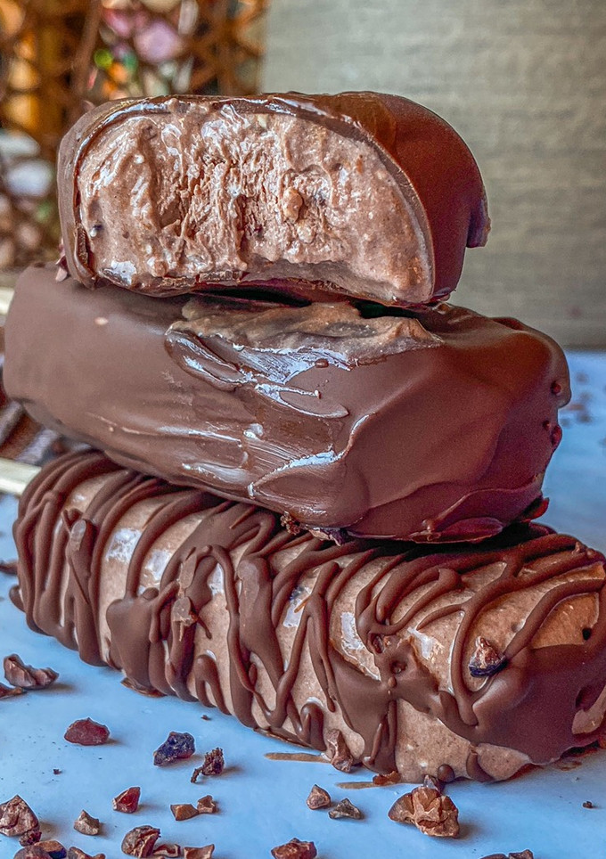 Una foto de Helados doble chocolate