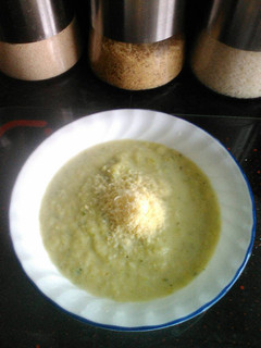 Una foto de Crema de zapallos italiano