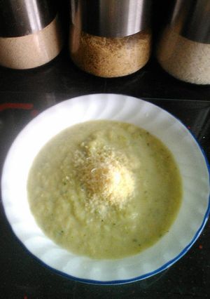 Una foto de Crema de zapallos italiano