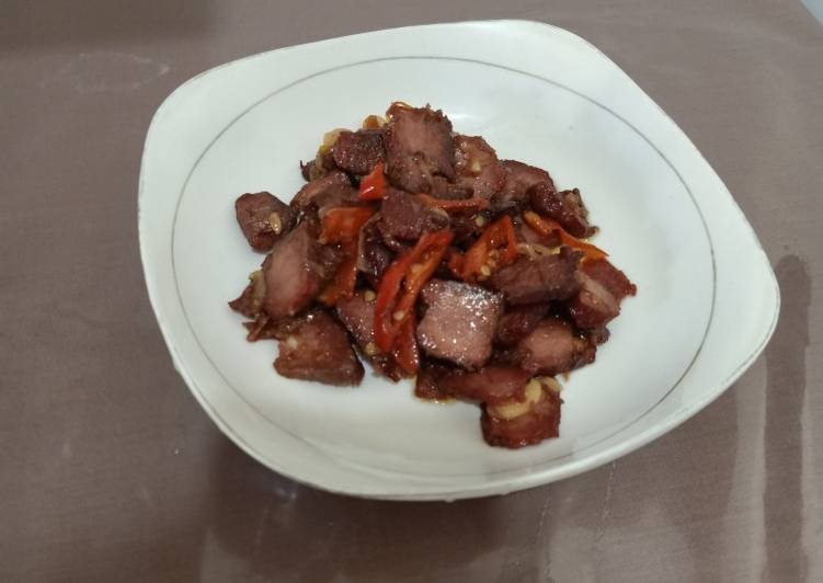 Resep Tumis Daging Se'i, Enak