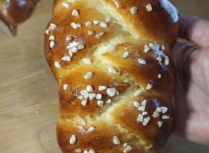 Une photo de 🍞Brioche tressée moelleuse (sans lactose)